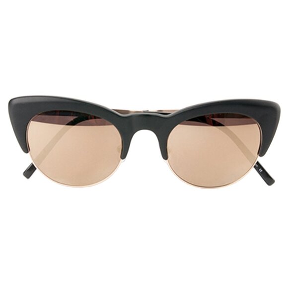 Matsuda M2018 Cat Eye Optical | Matte Black / Gold Mirror | 49-20-145 (0392)